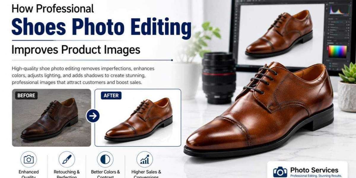 How Professional Shoes Photo Editing Improves Product Images